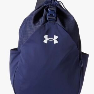 Under Armour Navy Blue Sling Backpack for Men